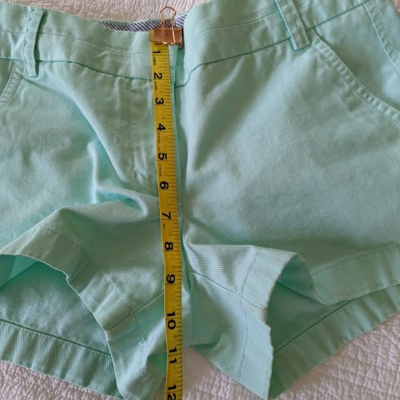 J. Crew Mint Green Chino Shorts - Size 4 - Picture 8 of 9